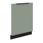 Front do zabudowy zmywarki 60 cm CALIA ZM 713 x 596 AQUAMARINE / CZARNY z powłoką ANTI FINGERPRINT
