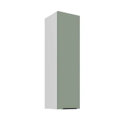 Szafka górna 30cm CALIA 30 G-108 1F AQUAMARINE / BIAŁY z powłoką ANTI FINGERPRINT