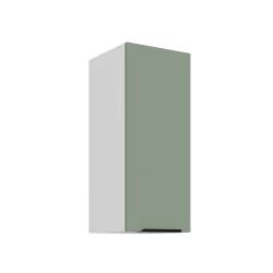 Szafka górna 30cm CALIA 30 G-72 1F AQUAMARINE / BIAŁY z powłoką ANTI FINGERPRINT