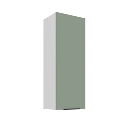 Szafka górna 40cm CALIA 40 G-108 1F AQUAMARINE / BIAŁY z powłoką ANTI FINGERPRINT