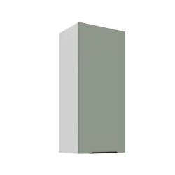 Szafka górna 40cm CALIA 40 G-90 1F AQUAMARINE / BIAŁY z powłoką ANTI FINGERPRINT