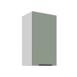 Szafka górna 40cm CALIA 40 G-72 1F AQUAMARINE / BIAŁY z powłoką ANTI FINGERPRINT