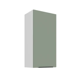 Szafka górna 45 cm CALIA 45 G-90 1F AQUAMARINE / BIAŁY  z powłoką ANTI FINGERPRINT