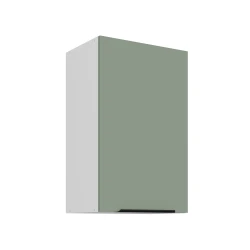 Szafka górna 45 cm CALIA 45 G-72 1F AQUAMARINE / BIAŁY z powłoką ANTI FINGERPRINT