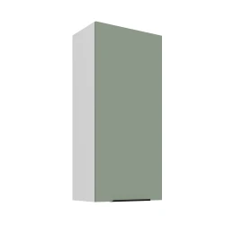 Szafka górna 50 cm CALIA 50 G-108 1F BB AQUAMARINE / BIAŁY z powłoką ANTI FINGERPRINT