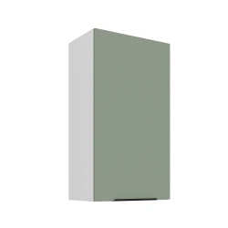 Szafka górna 50 cm CALIA 50 G-90 1F BB AQUAMARINE / BIAŁY z powłoką ANTI FINGERPRINT