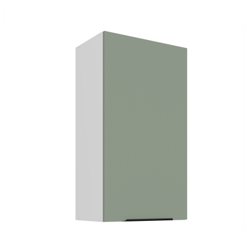 Przejdź do produktu Szafka górna 50 cm CALIA 50 G-90 1F BB AQUAMARINE / BIAŁY z powłoką ANTI FINGERPRINT