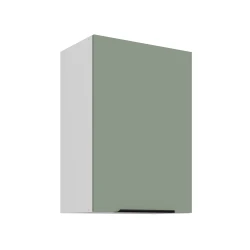 Szafka górna 50 cm CALIA 50 G-72 1F BB AQUAMARINE / BIAŁY z powłoką ANTI FINGERPRINT