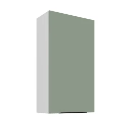 Szafka górna 60 cm CALIA 60 G - 108 1F AQUAMARINE / BIAŁY z powłoką ANTI FINGERPRINT