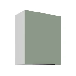 Szafka górna 60 cm CALIA 60 G - 72 1F AQUAMARINE / BIAŁY z powłoką ANTI FINGERPRINT