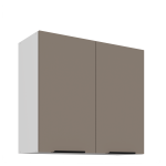 Szafka górna 80 cm CALIA 80 G-72 2F SANDGRAU / BIAŁY z powłoką ANTI FINGERPRINT