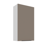 Szafka górna 60 cm CALIA 60 G - 108 1F SANDGRAU / BIAŁY z powłoką ANTI FINGERPRINT