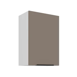 Szafka górna 50 cm CALIA 50 G-72 1F BB SANDGRAU / BIAŁY z powłoką ANTI FINGERPRINT