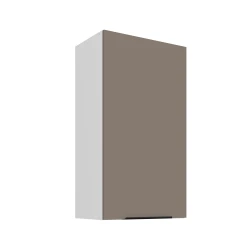 Szafka górna 50 cm CALIA 50 G-90 1F BB SANDGRAU / BIAŁY z powłoką ANTI FINGERPRINT