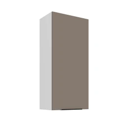 Szafka górna 50 cm CALIA 50 G-108 1F BB SANDGRAU / BIAŁY z powłoką ANTI FINGERPRINT