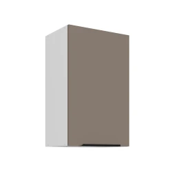 Szafka górna 45 cm CALIA 45 G-72 1F SANDGRAU / BIAŁY z powłoką ANTI FINGERPRINT