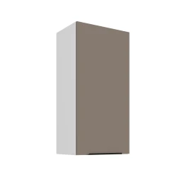 Szafka górna 45 cm CALIA 45 G-90 1F SANDGRAU / BIAŁY  z powłoką ANTI FINGERPRINT