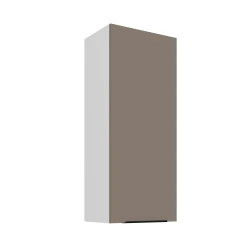 Szafka górna 45 cm CALIA 45 G-108 1F SANDGRAU / BIAŁY z powłoką ANTI FINGERPRINT
