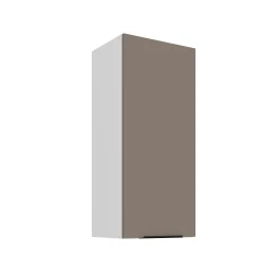 Szafka górna 40cm CALIA 40 G-90 1F SANDGRAU / BIAŁY z powłoką ANTI FINGERPRINT