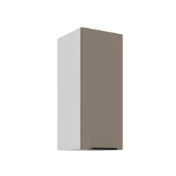 Szafka górna 30cm CALIA 30 G-72 1F SANDGRAU / BIAŁY z powłoką ANTI FINGERPRINT