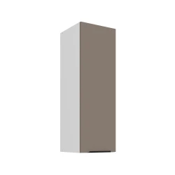 Szafka górna 30cm CALIA 30 G-90 1F SANDGRAU / BIAŁY z powłoką ANTI FINGERPRINT