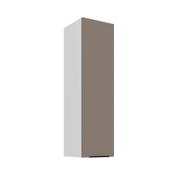 Szafka górna 30cm CALIA 30 G-108 1F SANDGRAU / BIAŁY z powłoką ANTI FINGERPRINT