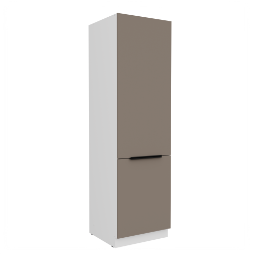 Przejdź do produktu Szafka kuchenna słupek CALIA 60 LO-210 2F SANDGRAU / BIAŁY  z powłoką ANTI FINGERPRINT