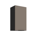 Szafka górna 40cm CALIA 40 G-72 1F SANDGRAU / CZARNY z powłoką ANTI FINGERPRINT