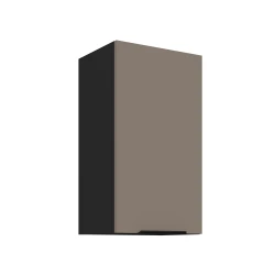 Szafka górna 40cm CALIA 40 G-72 1F SANDGRAU / CZARNY z powłoką ANTI FINGERPRINT