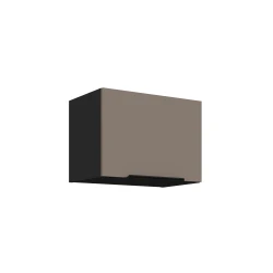 Szafka górna do zabudowy okapu CALIA 50 GU-36 1F SANDGRAU / CZARNY z powłoką ANTI FINGERPRINT