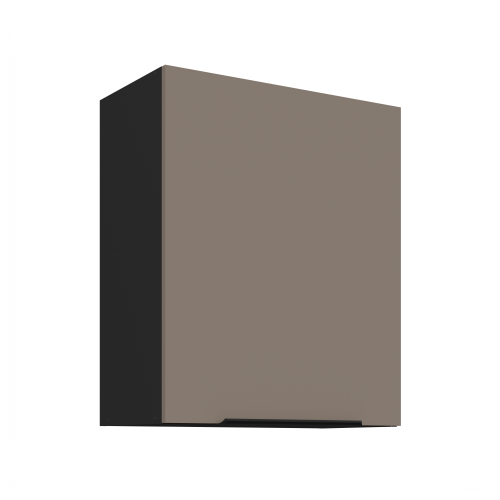 Przejdź do produktu Szafka górna 60 cm CALIA 60 G - 72 1F SANDGRAU  / CZARNY z powłoką ANTI FINGERPRINT