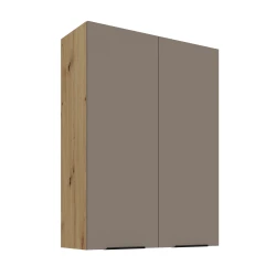 Szafka górna 80 cm CALIA 80 G-108 2F SANDGRAU / DĄB ARTISAN z powłoką ANTI FINGERPRINT