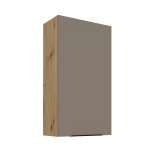 Szafka górna 60 cm CALIA 60 G - 108 1F SANDGRAU / DĄB ARTISAN z powłoką ANTI FINGERPRINT