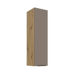 Szafka górna 30cm CALIA 30 G-108 1F SANDGRAU / DĄB ARTISAN z powłoką ANTI FINGERPRINT