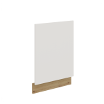 Front do zabudowy zmywarki 45 cm CALIA ZM 570 x 446 CRYSTAL WHITE / DĄB ARTISAN z powłoką ANTI FINGERPRINT