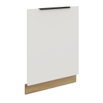 Front do zabudowy zmywarki 60 cm CALIA ZM 713 x 596 CRYSTAL WHITE / DĄB ARTISAN z powłoką ANTI FINGERPRINT