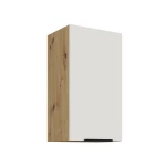 Szafka górna 40cm CALIA 40 G-72 1F CRYSTAL WHITE / DĄB ARTISAN z powłoką ANTI FINGERPRINT