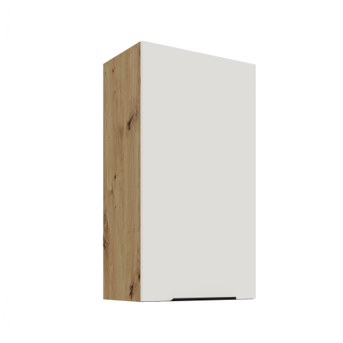 Przejdź do produktu Szafka górna 50 cm CALIA 50 G-90 1F BB CRYSTAL WHITE / DĄB ARTISAN z powłoką ANTI FINGERPRINT