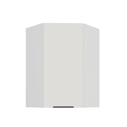 Przejdź do produktu Szafka górna narożna 60 x 60 cm CALIA GN-90 1F (45°) CRYSTAL WHITE / BIAŁY z powłoką ANTI FINGERPRINT