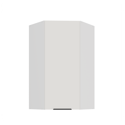 Przejdź do produktu Szafka górna narożna 60 x 60 cm CALIA GN-108 1F (45°) CRYSTAL WHITE / BIAŁY z powłoką ANTI FINGERPRINT
