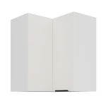 Szafka górna narożna 60 x 60 cm CALIA GN-72 2F (90°) CRYSTAL WHITE / BIAŁY z powłoką ANTI FINGERPRINT