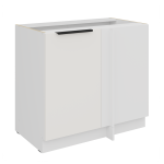 Szafka dolna narożna CALIA 105 ND 1F BB CRYSTAL WHITE / BIAŁY z powłoką ANTI FINGERPRINT