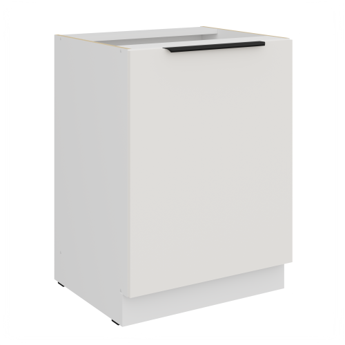 Przejdź do produktu Szafka dolna CALIA 60 D 1F BB CRYSTAL WHITE / BIAŁY z powłoką ANTI FINGERPRINT