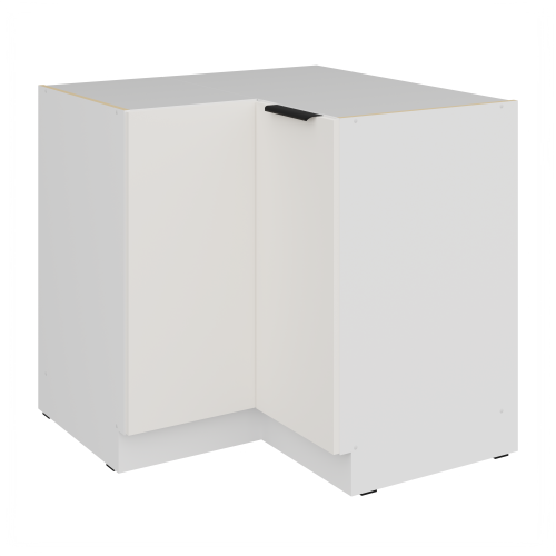 Przejdź do produktu Szafka dolna narożna CALIA  90x90 cm 2F BB CRYSTAL WHITE / BIAŁY z powłoką ANTI FINGERPRINT