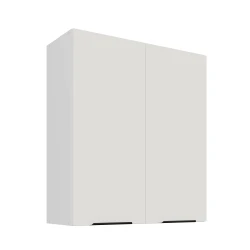 Szafka górna 80 cm CALIA 80 G-90 2F CRYSTAL WHITE / BIAŁY z powłoką ANTI FINGERPRINT