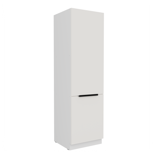 Przejdź do produktu Szafka kuchenna słupek CALIA 60 DK-210 2F CRYSTAL WHITE / BIAŁY z powłoką ANTI FINGERPRINT