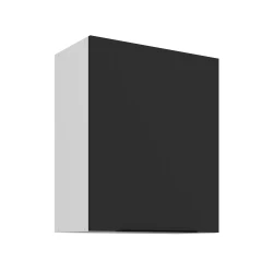 Szafka górna 60 cm CALIA 60 G - 72 1F CZARNY MAT / BIAŁY z powłoką ANTI FINGERPRINT