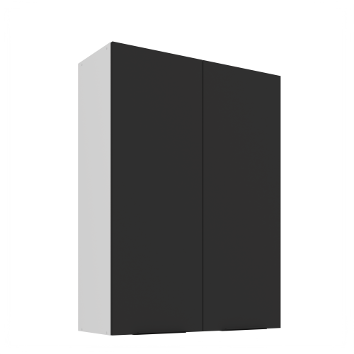 Przejdź do produktu Szafka górna 80 cm CALIA 80 G-108 2F CZARNY MAT / BIAŁY z powłoką ANTI FINGERPRINT