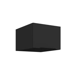 Szafka górna nadstawna CALIA 50 NAGU-36 1F pawlacz CZARNY MAT / CZARNY z powłoką ANTI FINGERPRINT