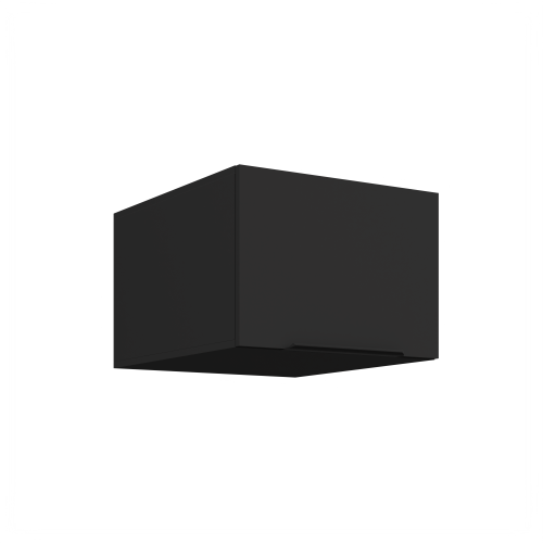 Przejdź do produktu Szafka górna nadstawna CALIA 50 NAGU-36 1F pawlacz CZARNY MAT / CZARNY z powłoką ANTI FINGERPRINT